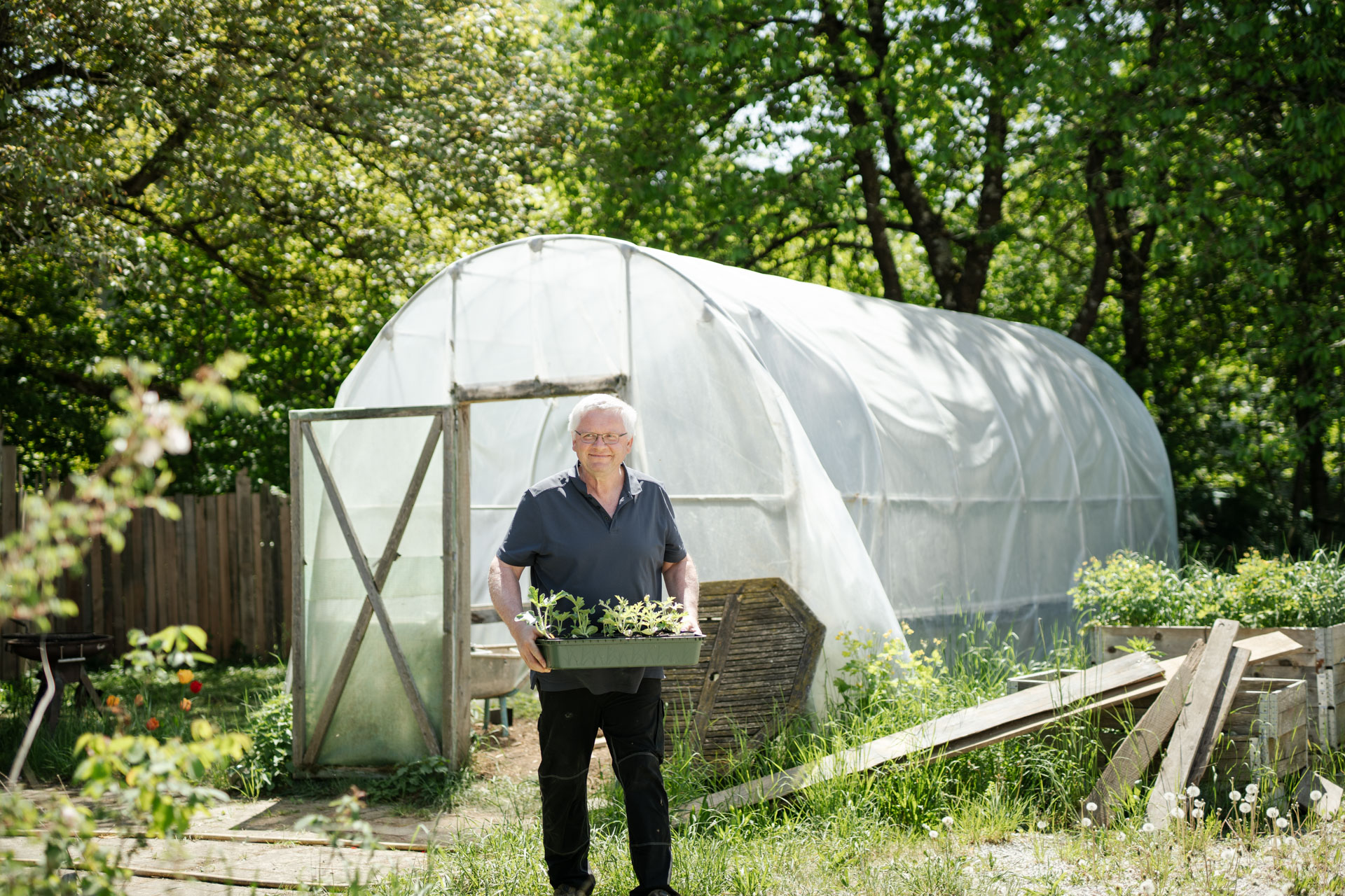 NEU.LAND. Pilotbetrieb Schneider Gewächshaus