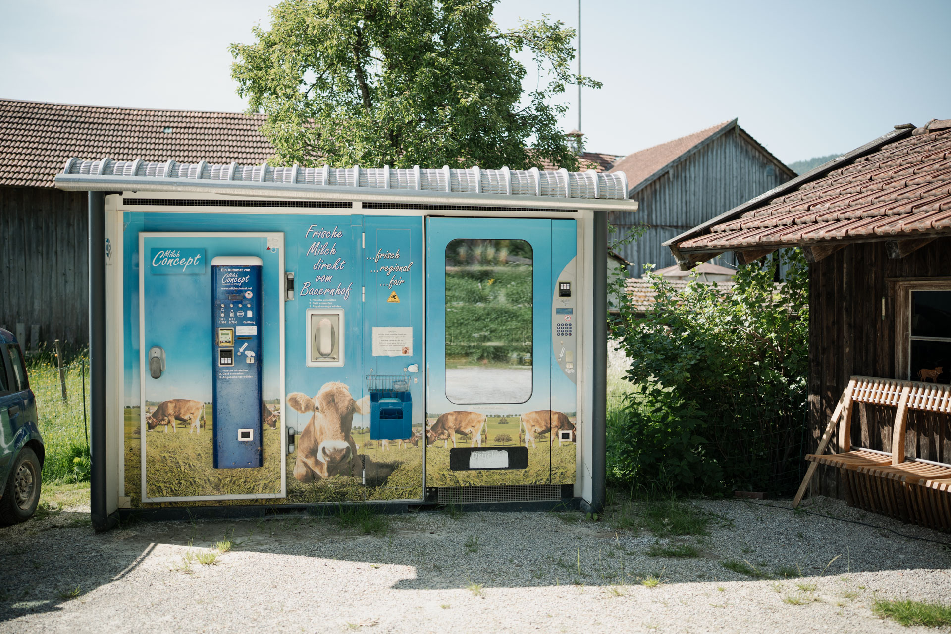 NEU.LAND. Pilotbetrieb Clement Verkaufsautomat