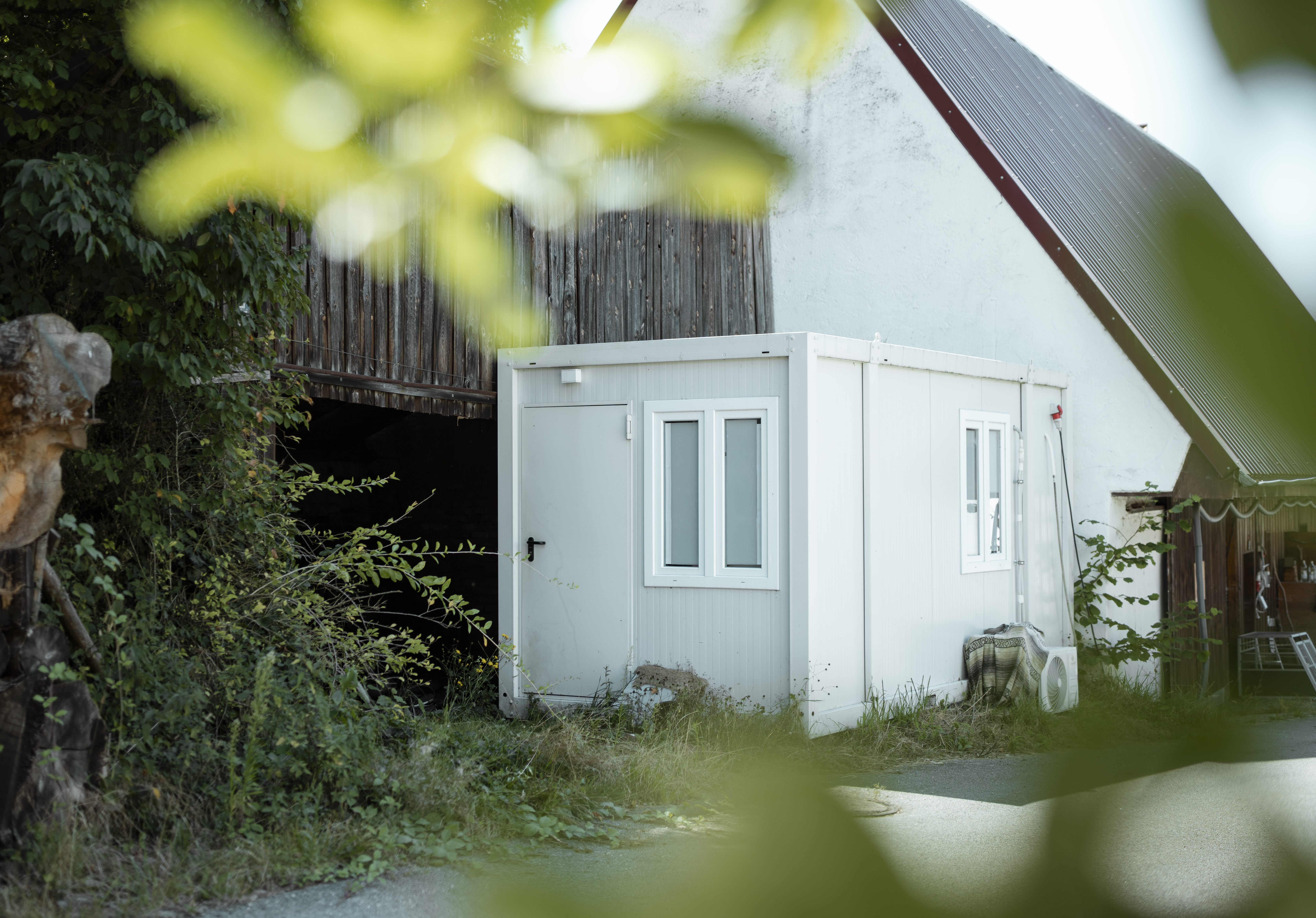 NEU.LAND. Pilotbetrieb Spannrad Container