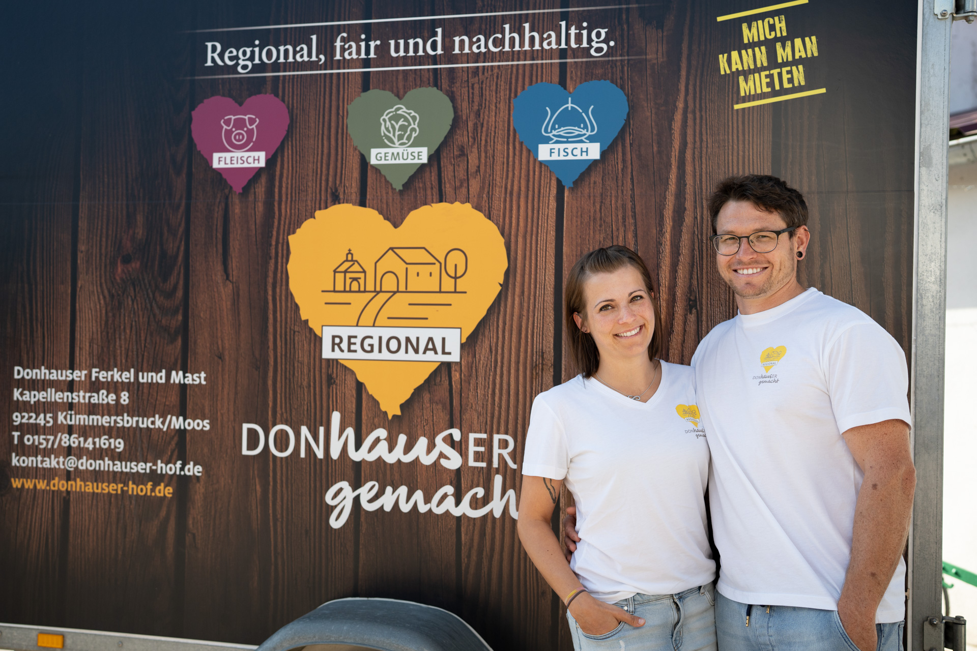 NEU.LAND. Pilotbetrieb Donhauser Kühlanhänger