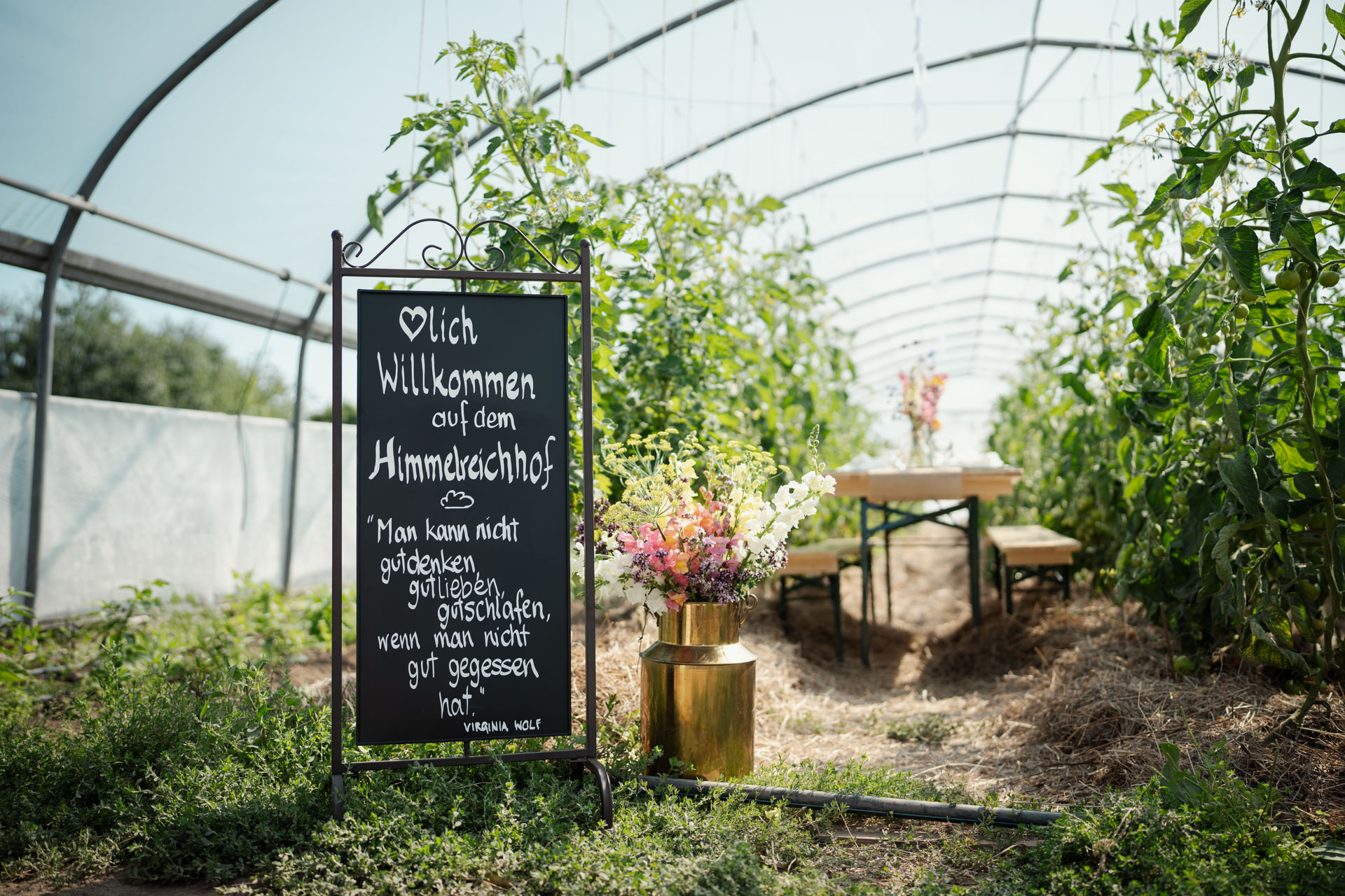 NEU.LAND. Pilotbetrieb Baier Tafel Tomaten