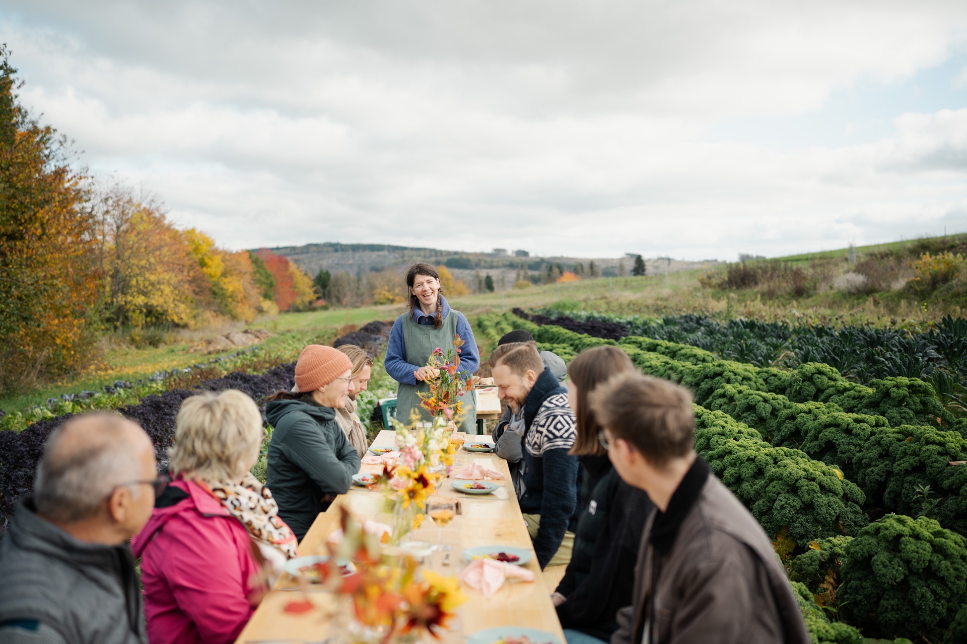 Maria Jungkunz eröffnet das "Ackerdinner"