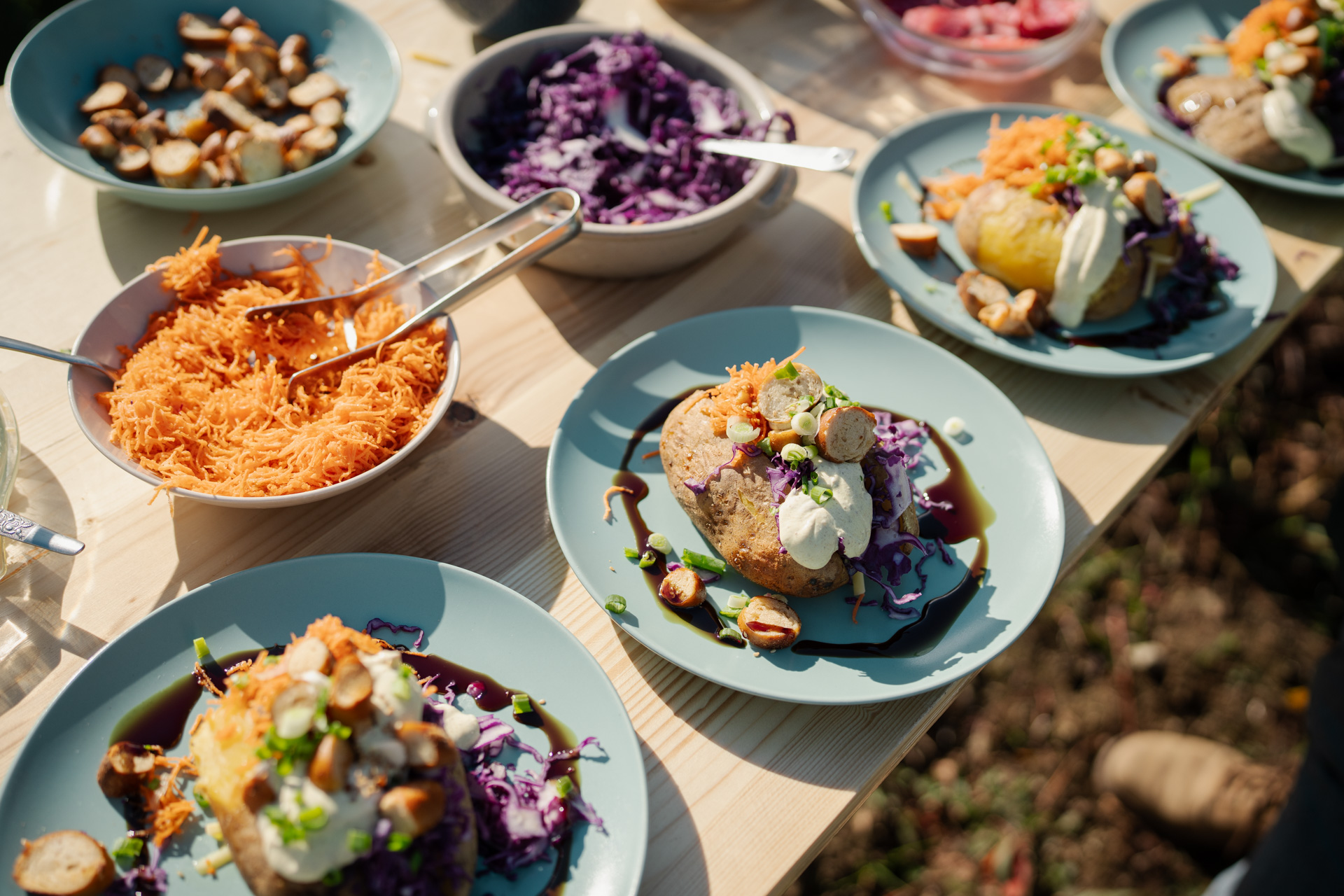 das 3-Gänge-Menü ist aufgebaut