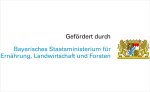 Bayerisches Staatswappen, Gefördert durch Bayerisches Staatsministerium für Ernährung, Landwirtschaft und Forstenzm