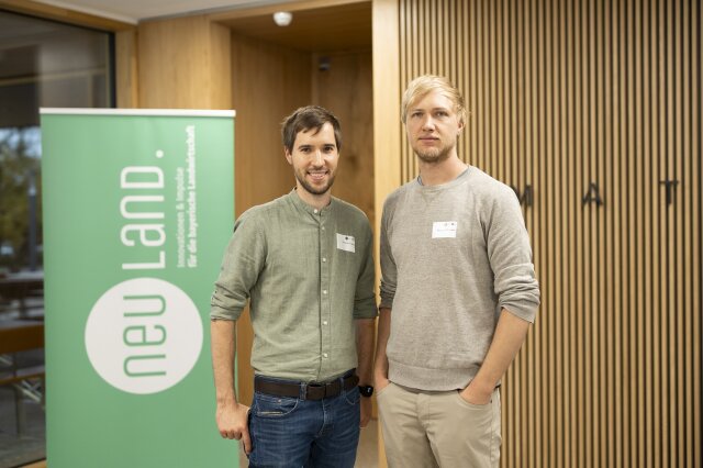 Der zukünftige Betriebsleiter Thomas Thanner mit mitarbeitendem Bruder Sebastian Thanner